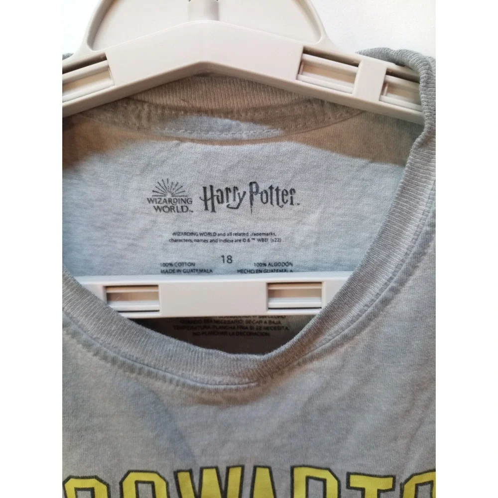 Harry Potter Hogwarts Alumni Boy's T-Shirt, Size 18 XL, Gray